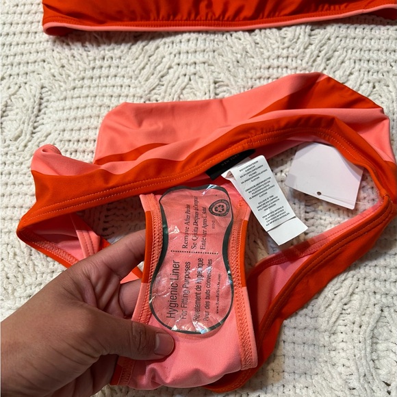 NWT Kate Spade Bold coral and orange Bikini - Picture 5 of 9